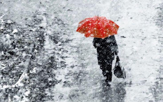 Внимание! Утром и днём 10 ноября  ожидаются осадки в виде снега и мокрого снега